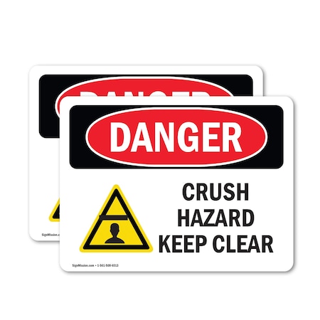 Signmission Safety Culture Sign, 5 in Width, Vinyl Decal, Rectangle OS-2PACK-DS-D-35-L-2449